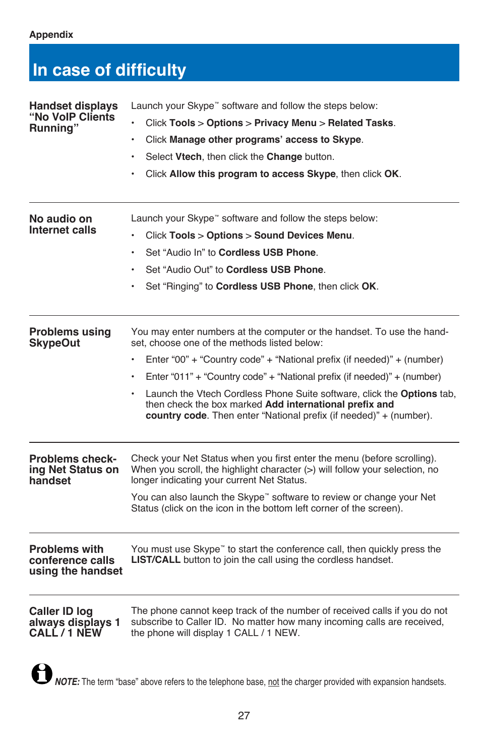 VTech USB 7100 User Manual | Page 29 / 44