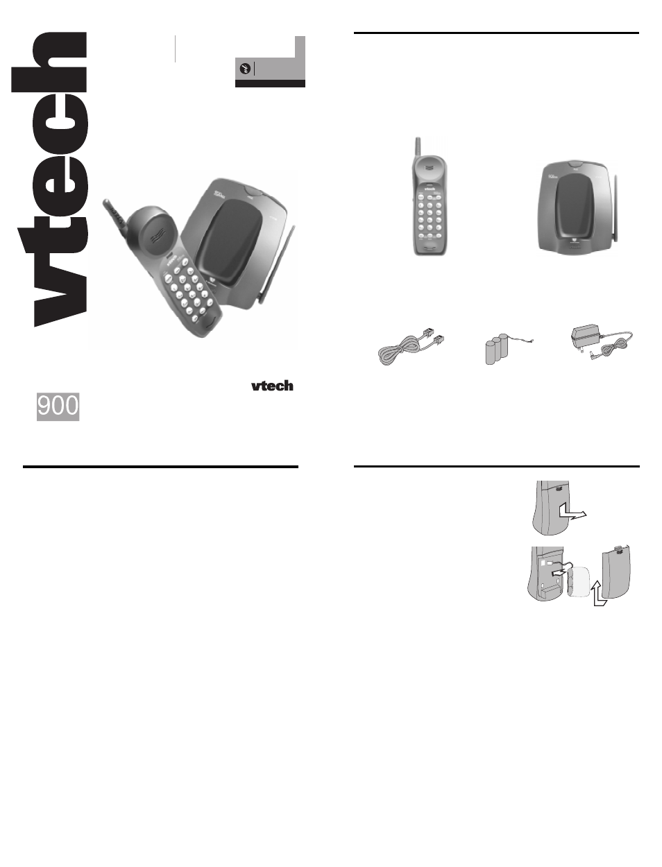 VTech 9109 User Manual | 4 pages