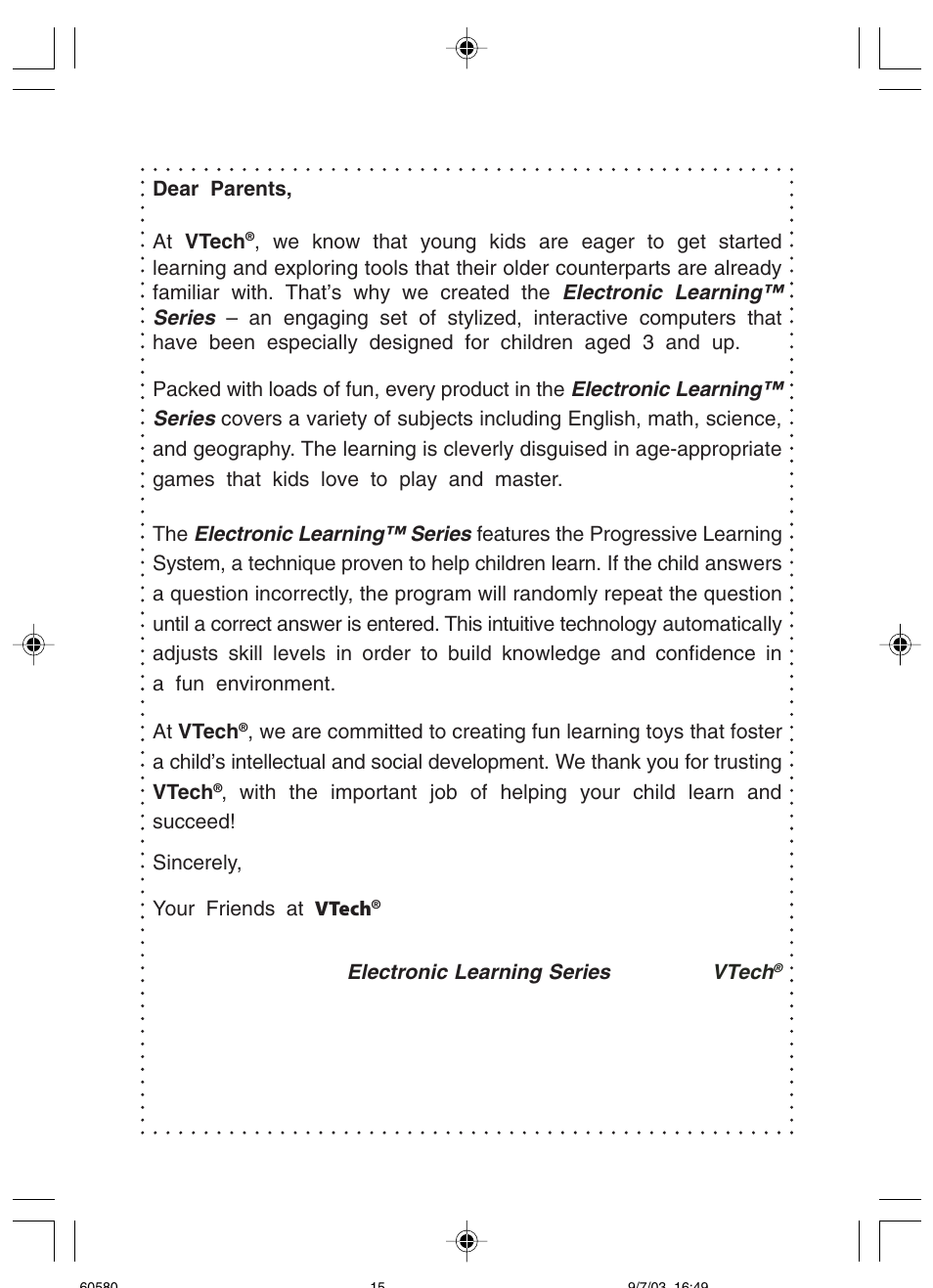VTech 91-01256-043 User Manual | Page 2 / 16