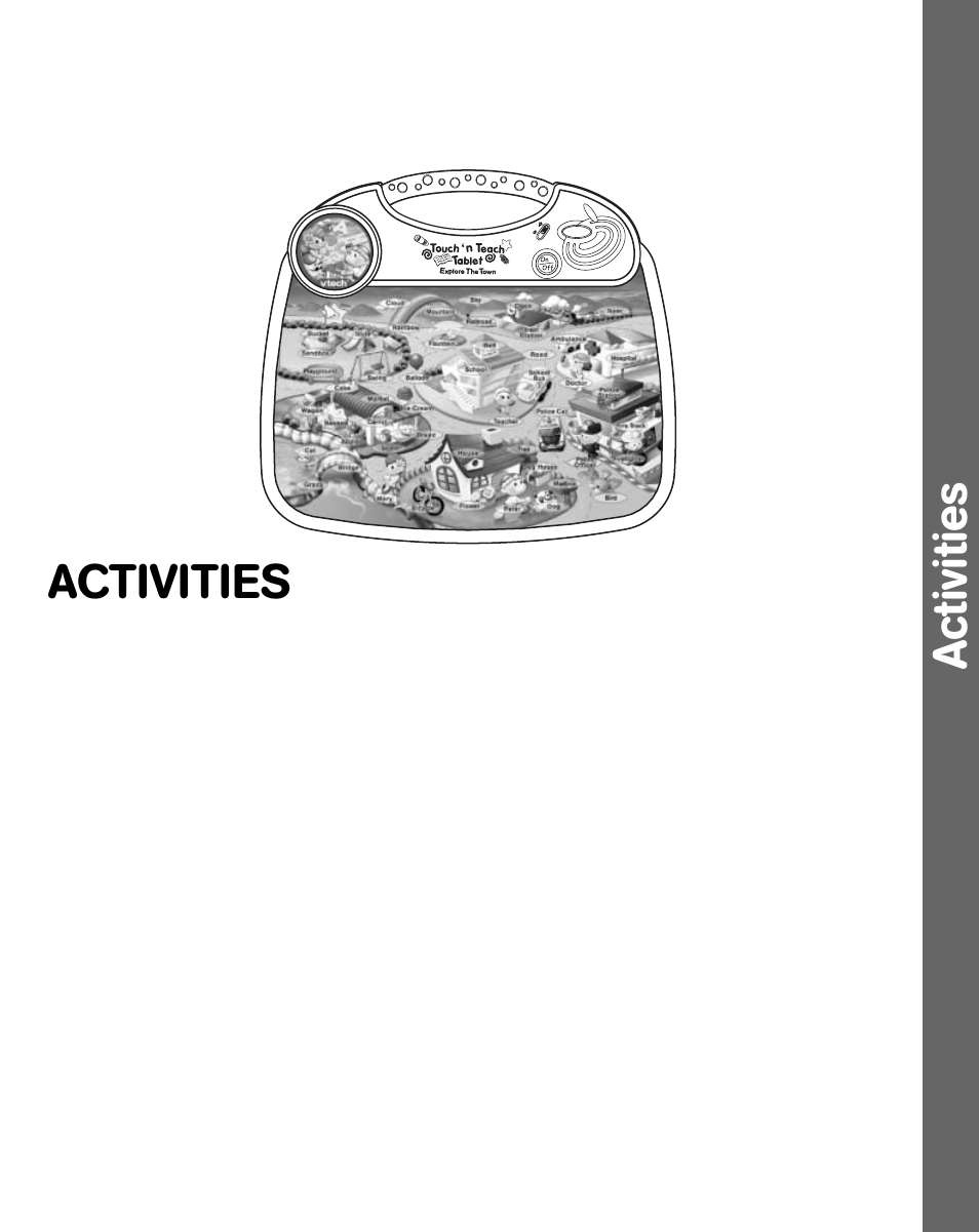 Activities | VTech Touch 'n Teach Table User Manual | Page 6 / 9
