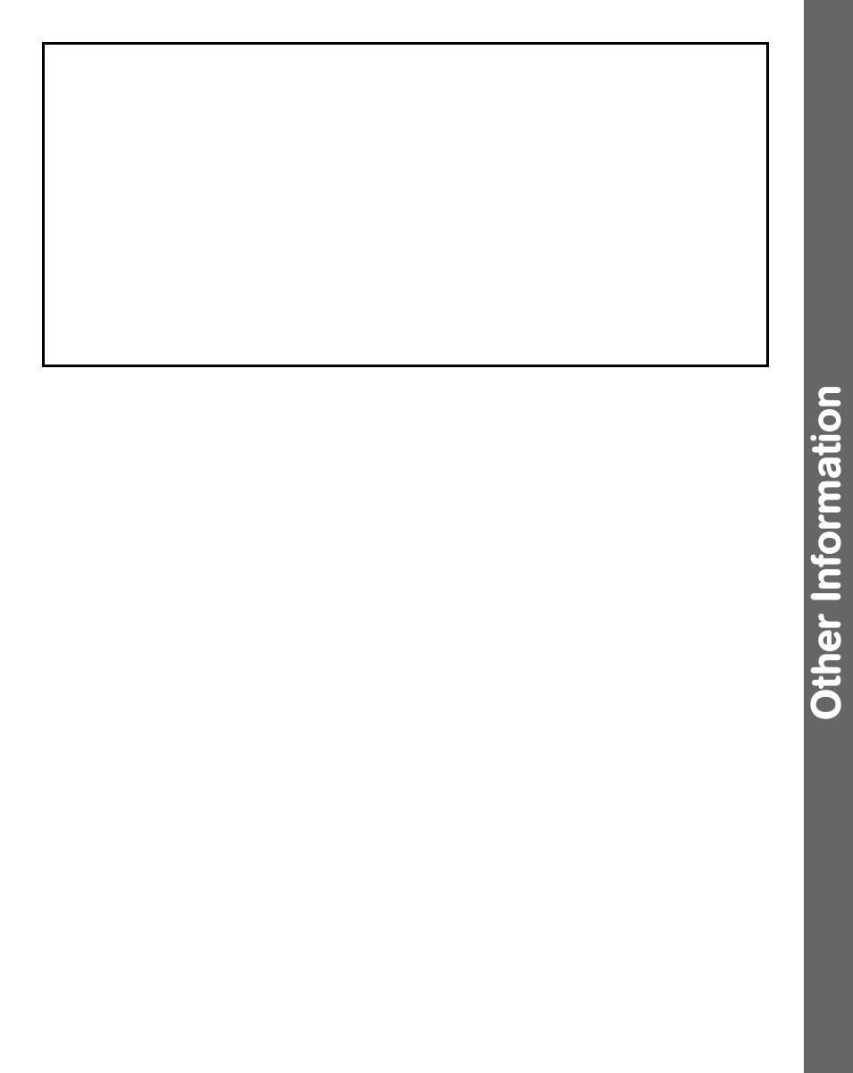 Other information | VTech Touch 'n Teach Table User Manual | Page 9 / 9
