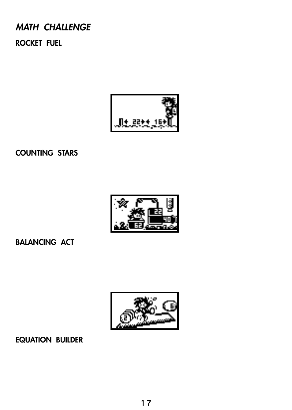 Math challenge | VTech Video Game Console User Manual | Page 19 / 27