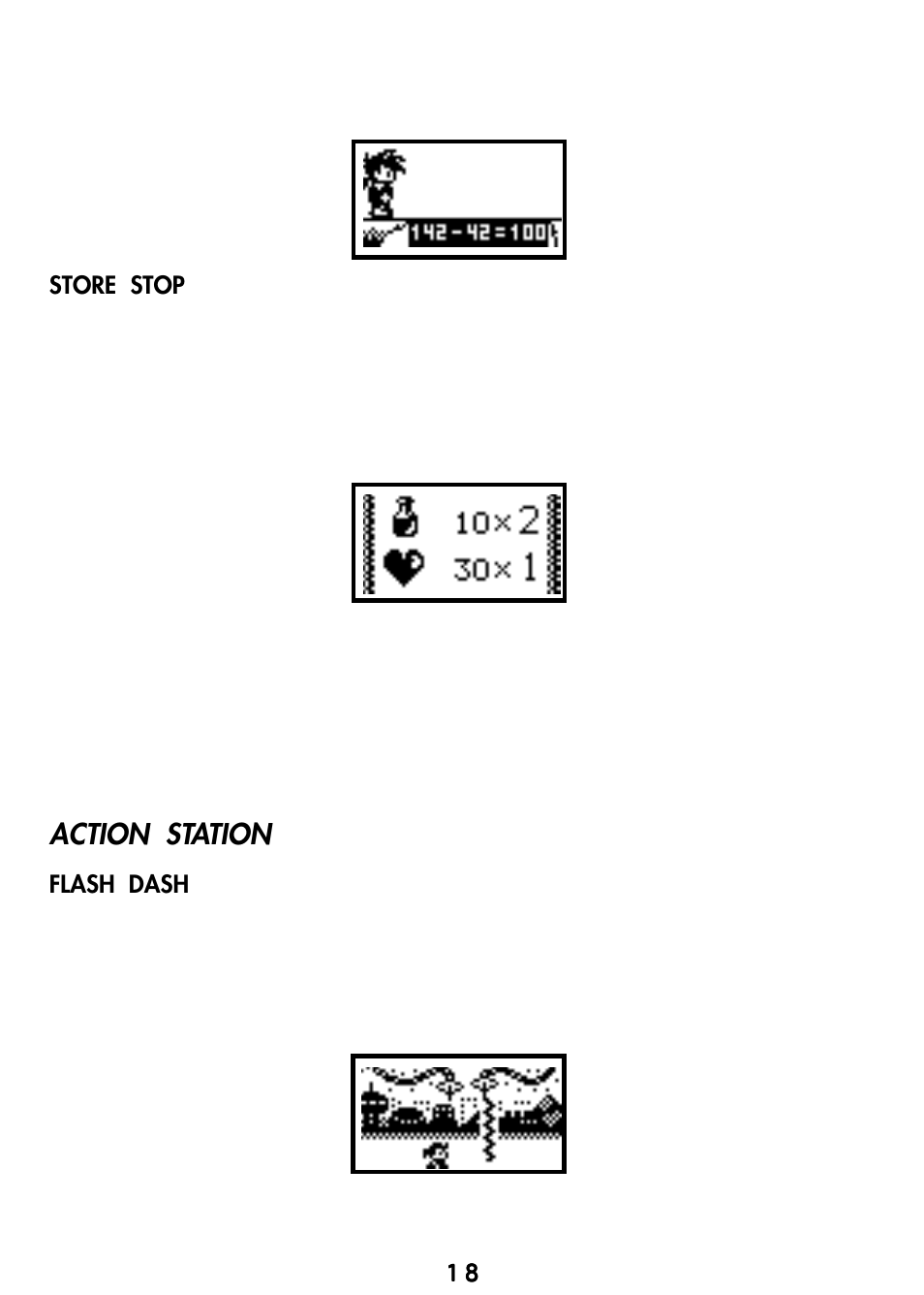 Action station | VTech Video Game Console User Manual | Page 20 / 27