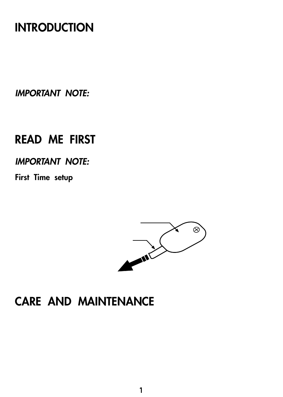 Introduction, Read me first, Care and maintenance | VTech Video Game Console User Manual | Page 3 / 27