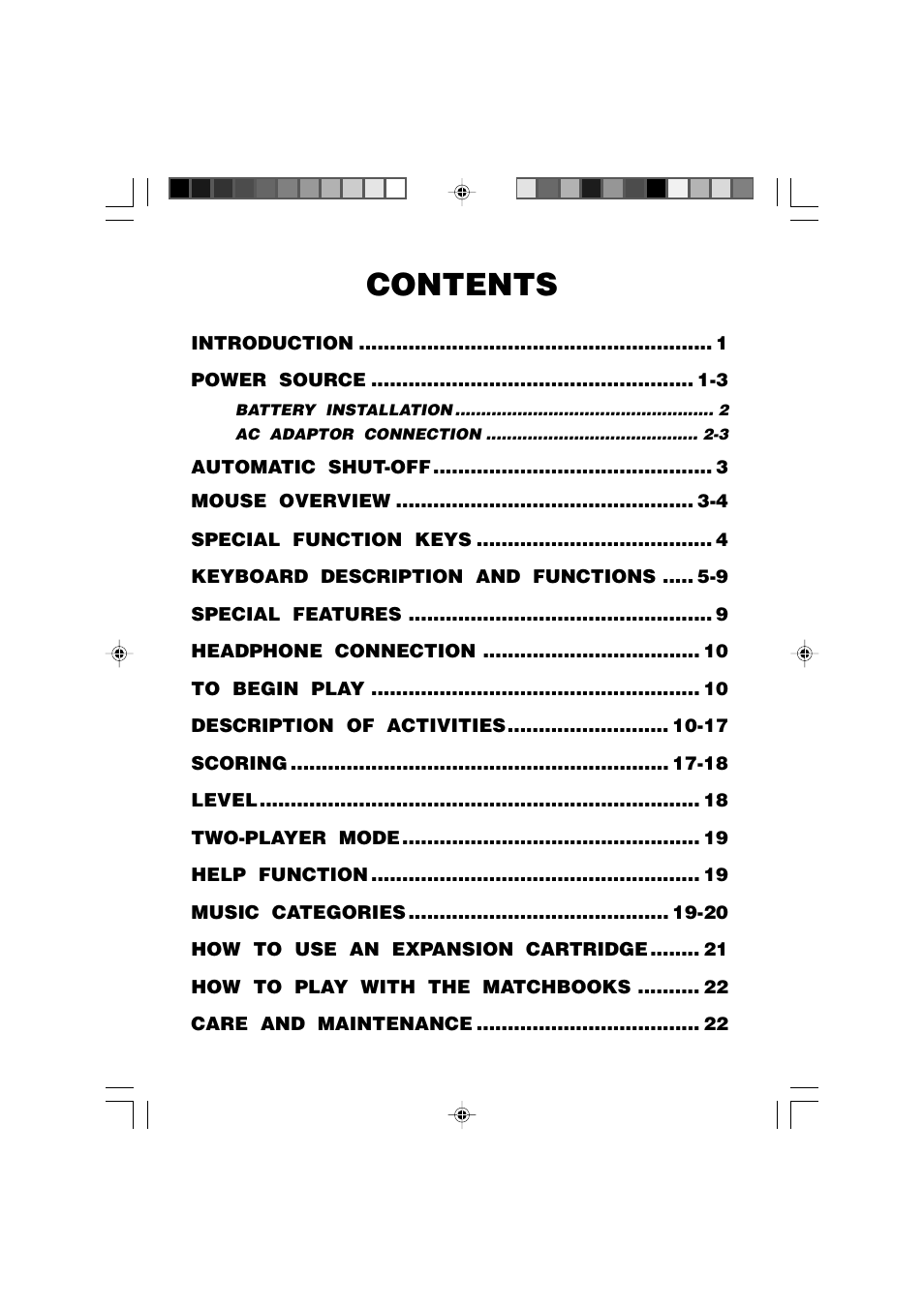 VTech Computer Pal In Concert User Manual | Page 3 / 26