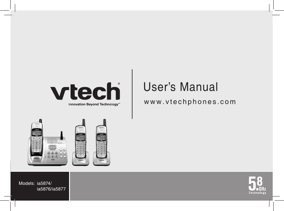 VTech ia5874 User Manual | 51 pages