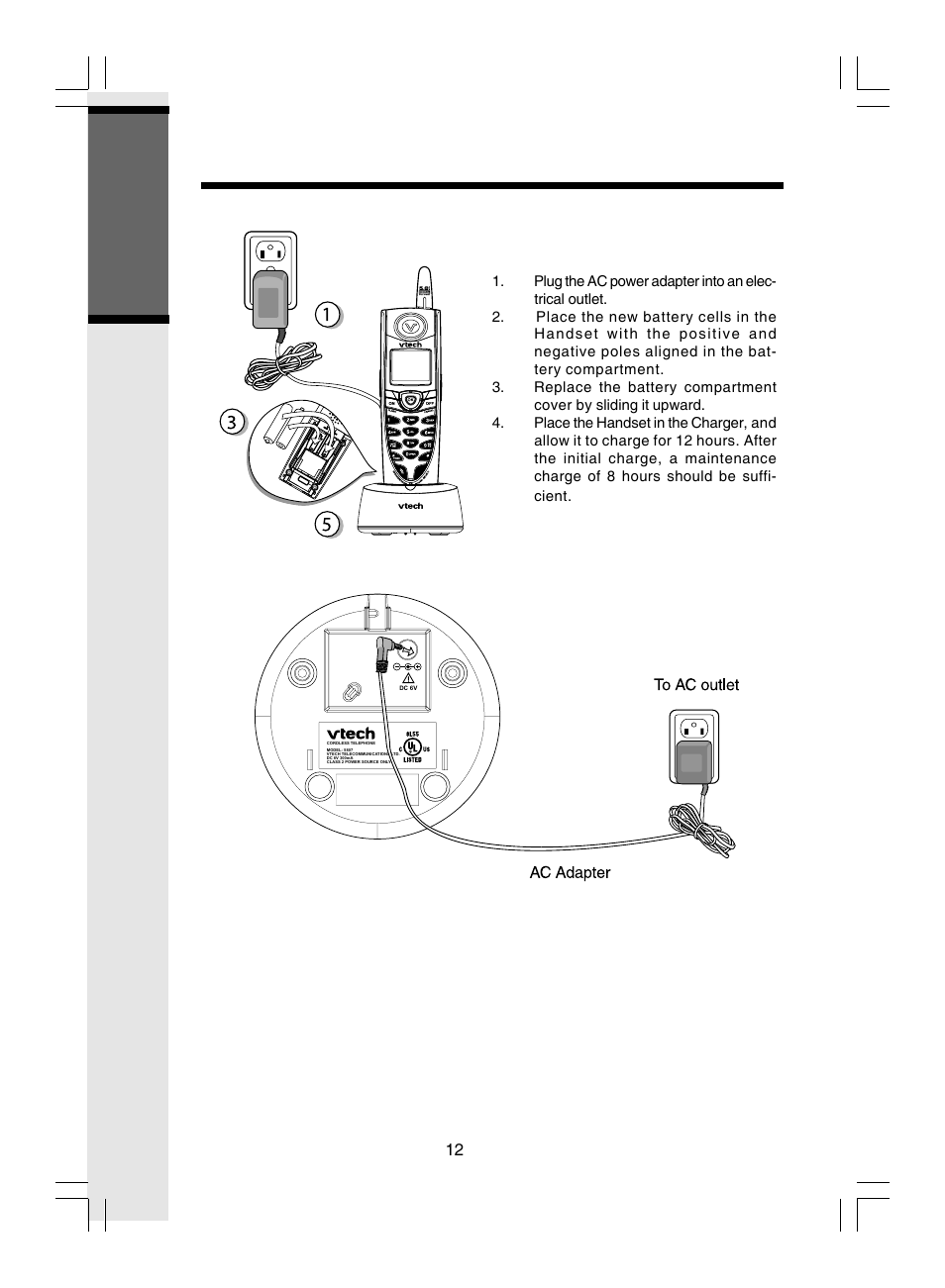 Getting s tarted, Installation and registration of accessory handset | VTech i 5866 User Manual | Page 12 / 47
