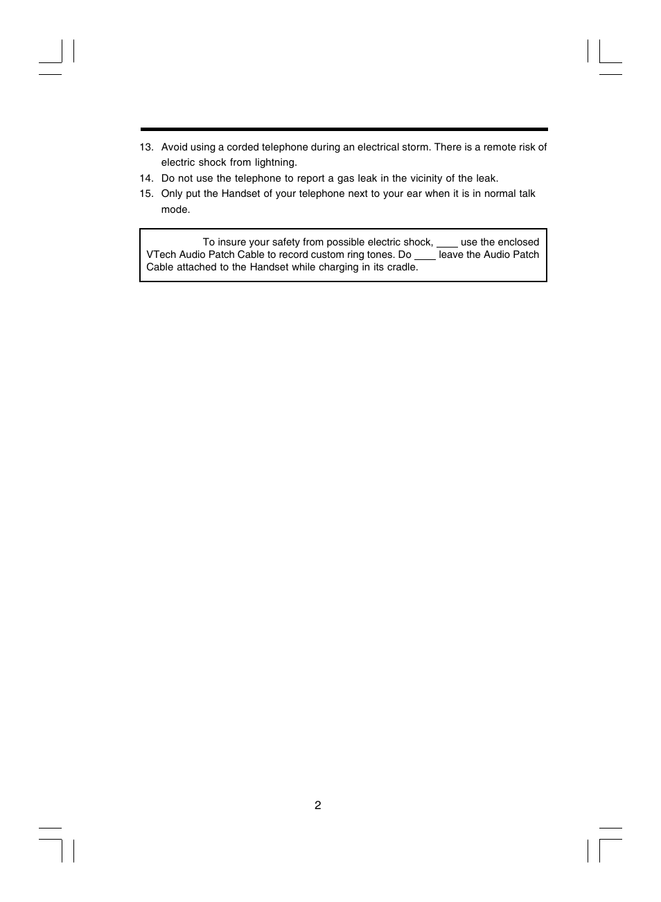 Important safety instructions | VTech i 5866 User Manual | Page 2 / 47