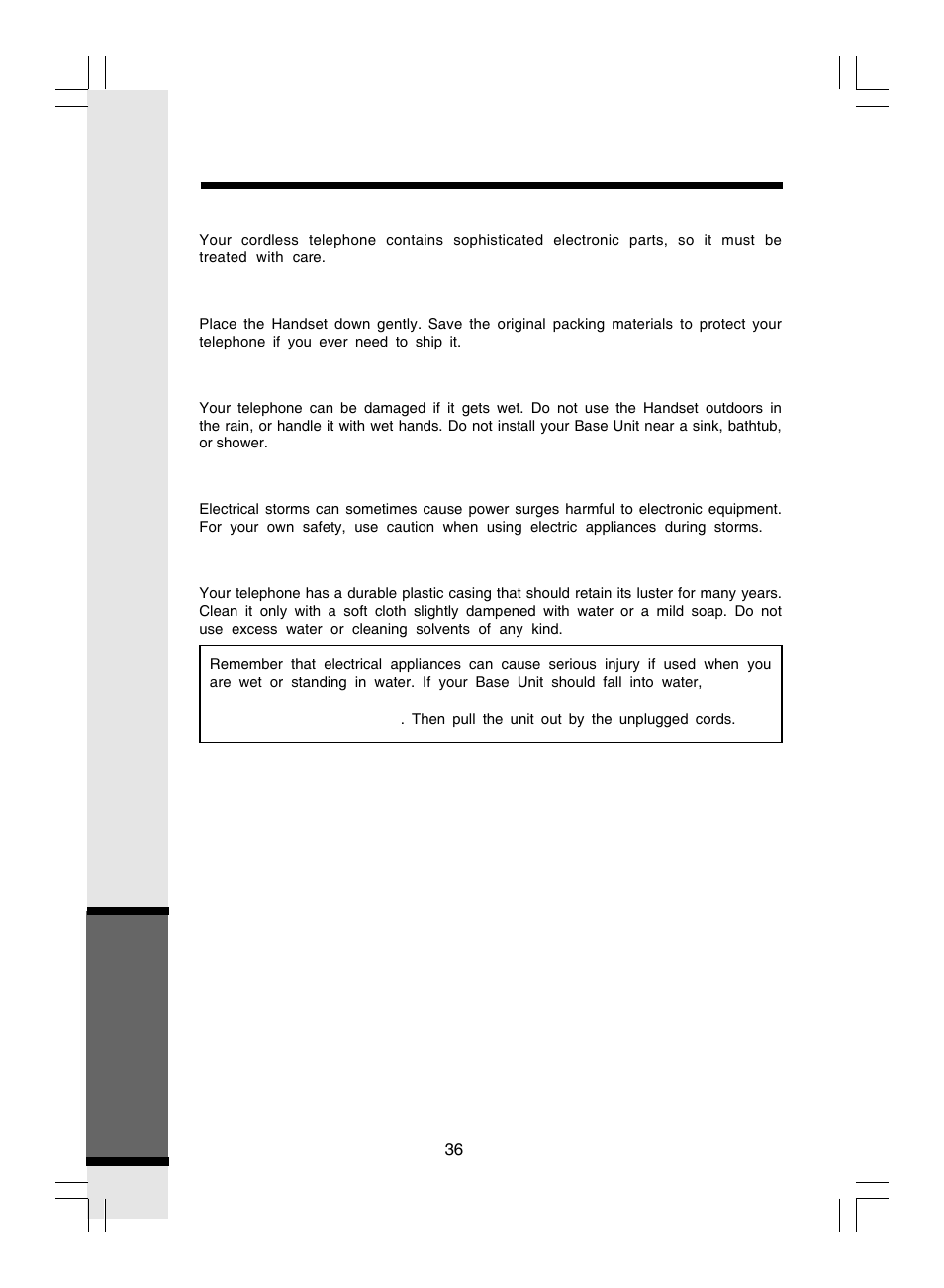 Maintenance, Additional information | VTech i 5866 User Manual | Page 36 / 47