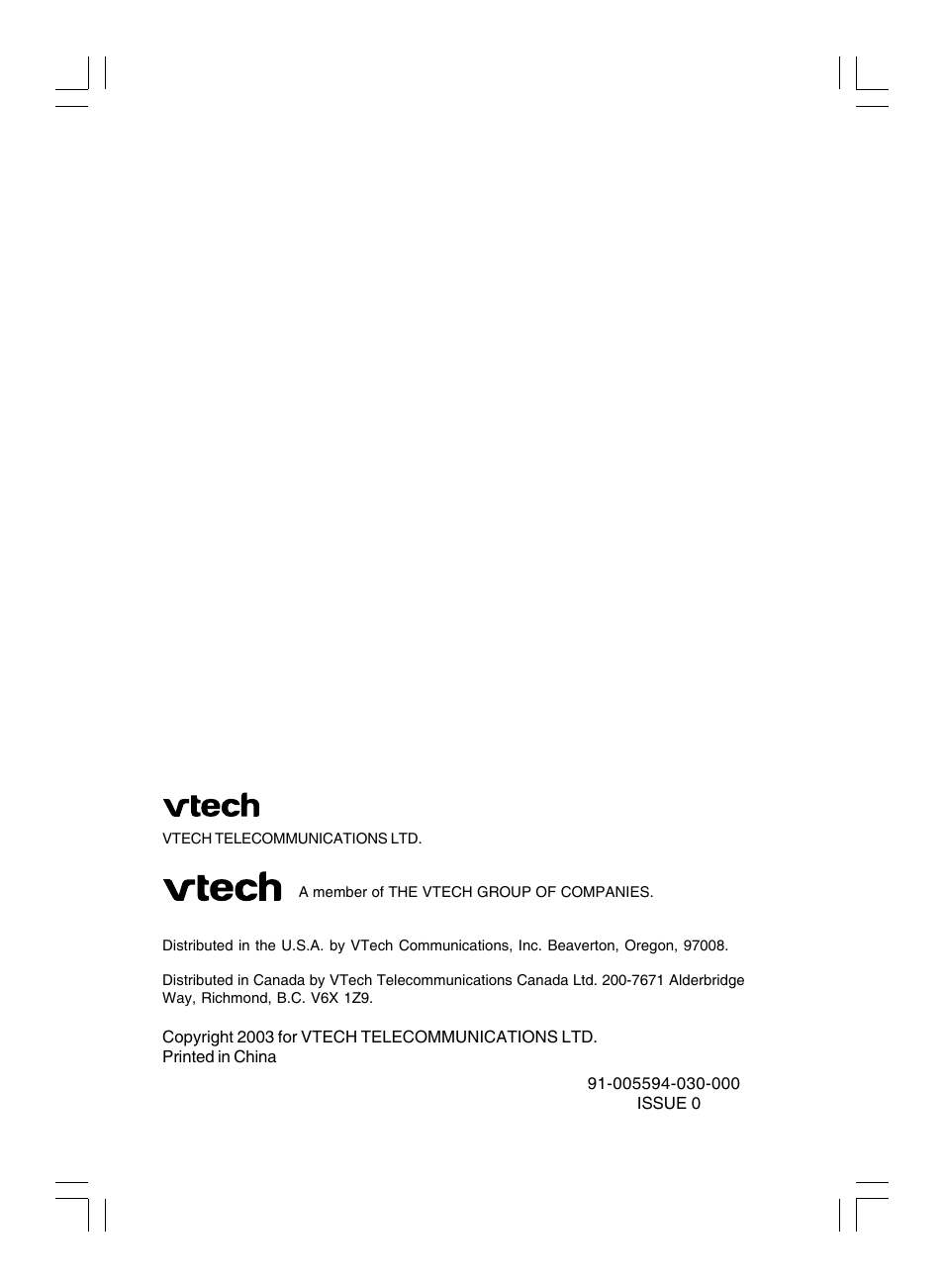 VTech i 5866 User Manual | Page 47 / 47