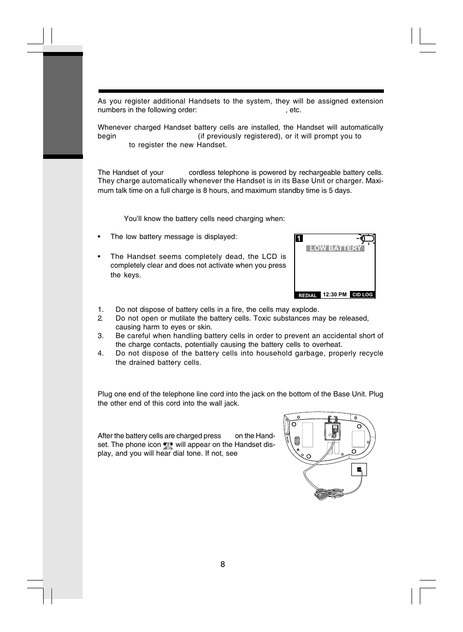 Getting s tarted setup | VTech i 5866 User Manual | Page 8 / 47