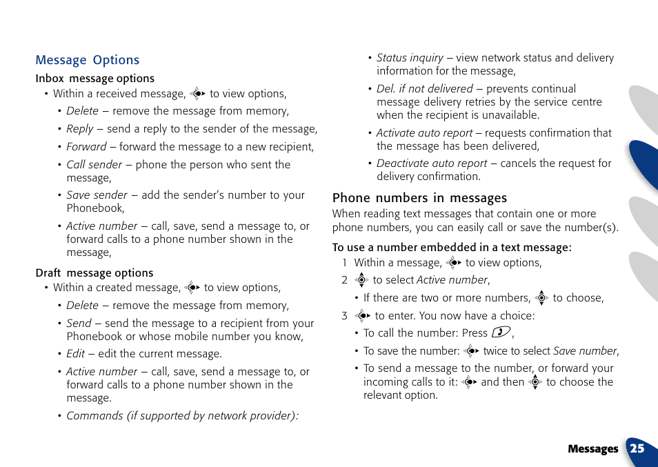 VTech A700 User Manual | Page 25 / 46