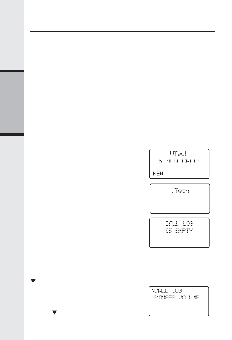 Calls log (caller id - call waiting), Reviewing caller id | VTech IP 5825 User Manual | Page 18 / 39