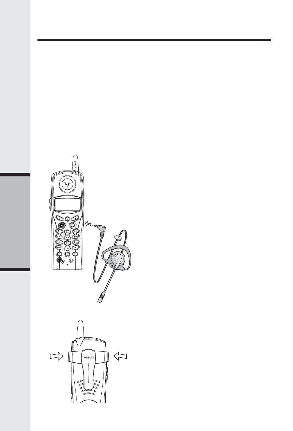 Headset operation, 24 advanced operation | VTech IP 5825 User Manual | Page 24 / 39