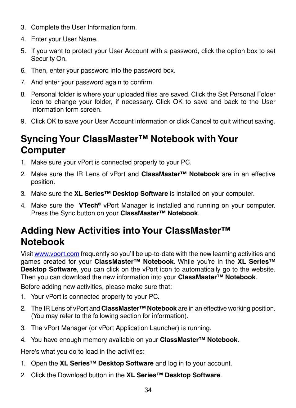VTech XL Series User Manual | Page 41 / 47