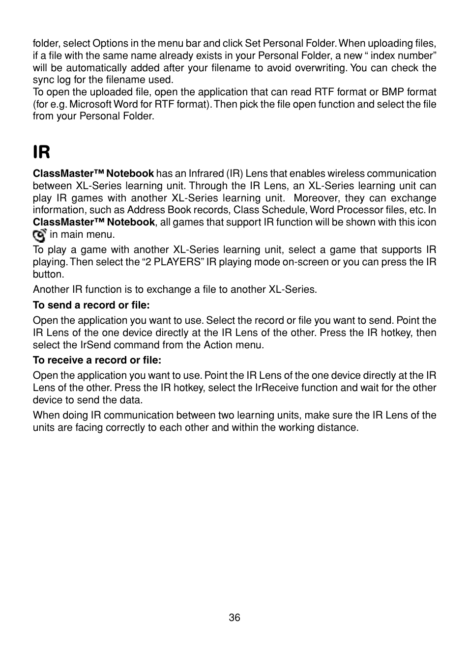 VTech XL Series User Manual | Page 43 / 47