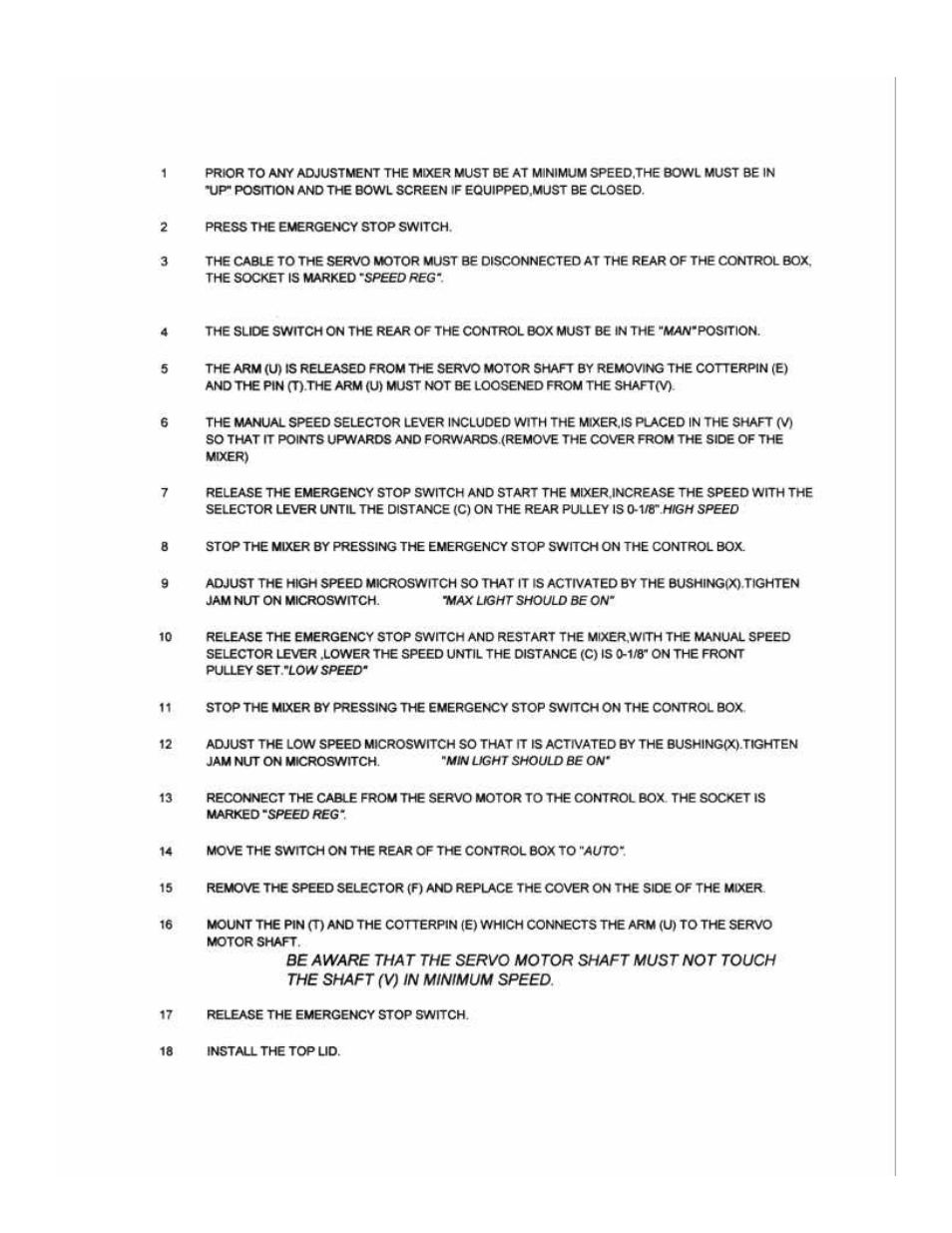 Varimixer W80 User Manual | Page 22 / 32