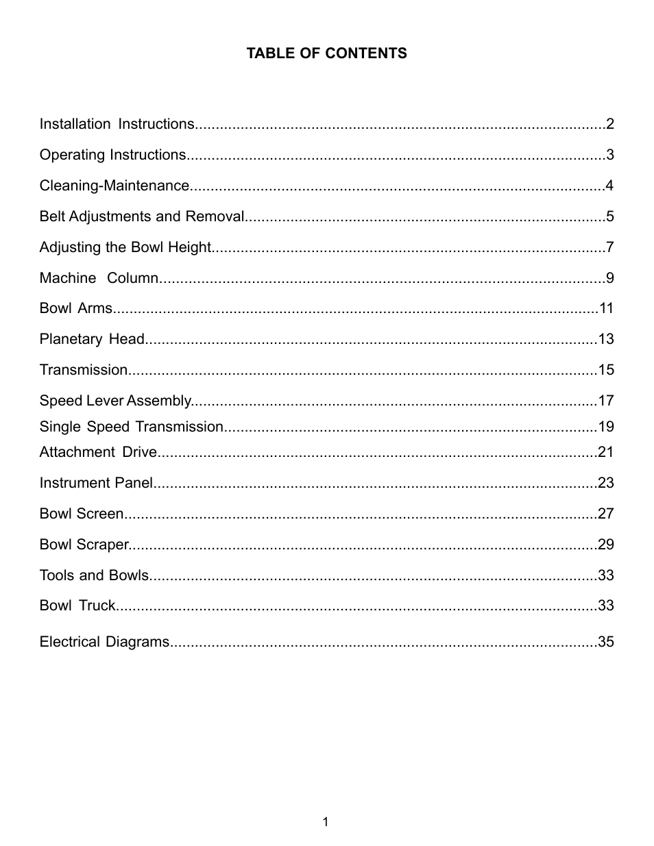 Varimixer W30(A) User Manual | Page 4 / 42