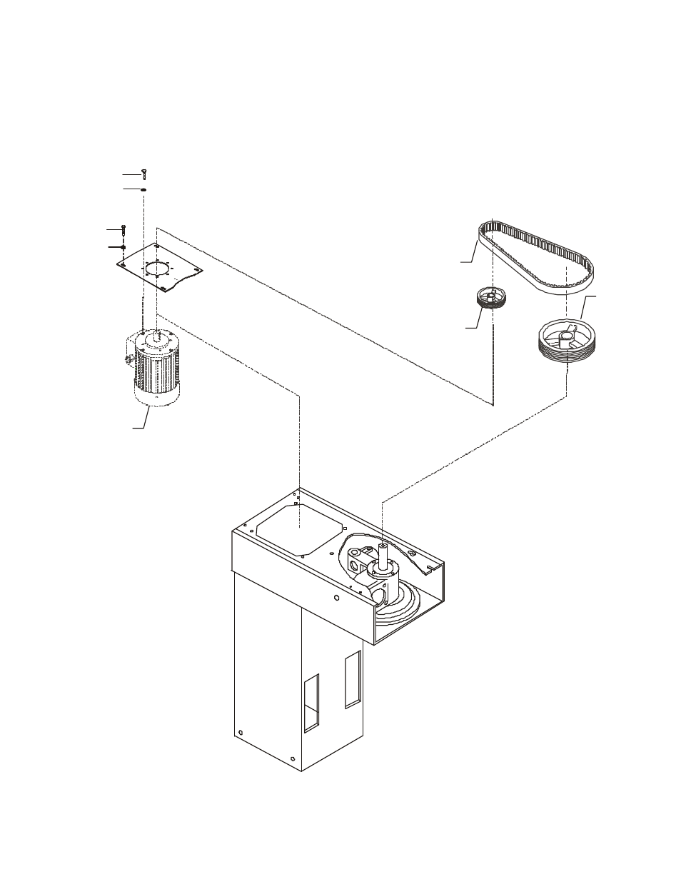 Pulley system model w20p single speed pizza mixer | Varimixer W20 J User Manual | Page 20 / 36