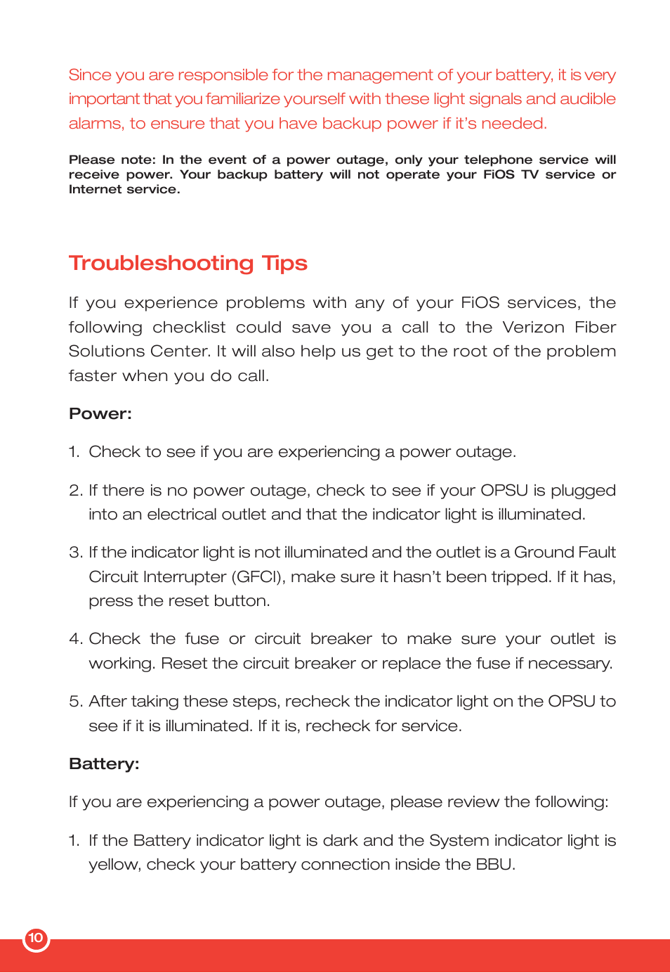 Troubleshooting tips | Verizon FiOS TV User Manual | Page 12 / 60