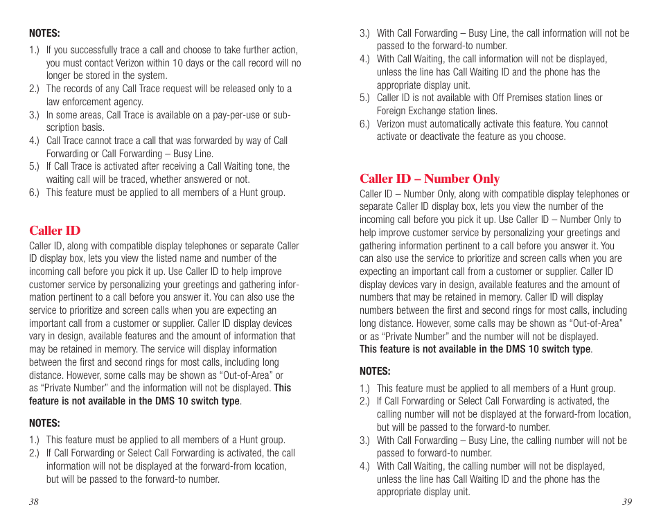 Verizon DMS 100 User Manual | Page 21 / 33