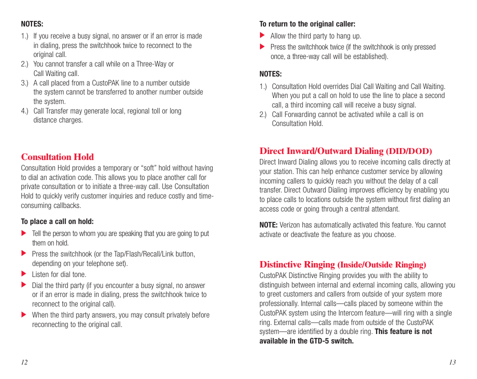 Verizon DMS 100 User Manual | Page 8 / 33