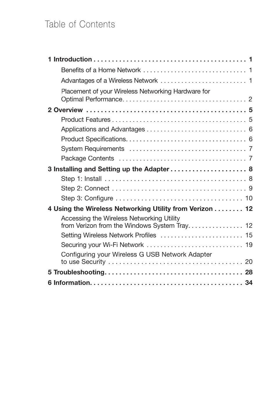 Verizon VZ4050 User Manual | Page 2 / 40