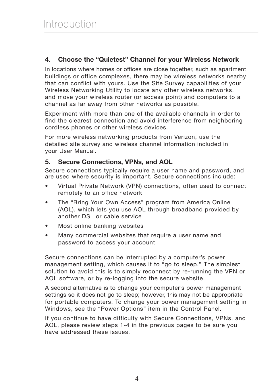 Introduction | Verizon VZ4050 User Manual | Page 6 / 40