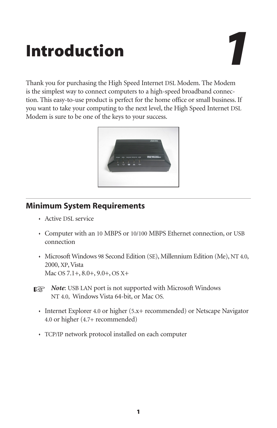 Introduction, Minimum system requirements, Minimum system requirements 1 | Verizon GT701C User Manual | Page 4 / 101
