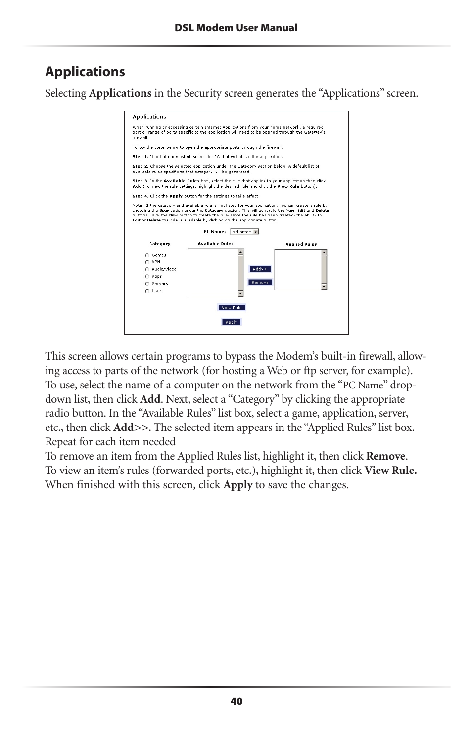 Applications | Verizon GT701C User Manual | Page 43 / 101