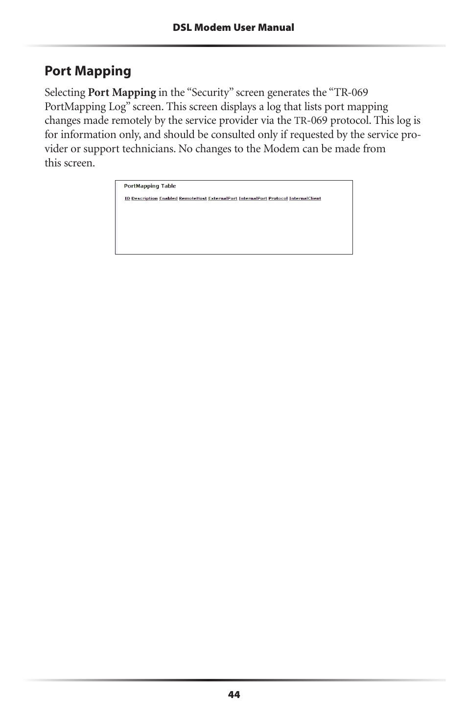 Port mapping | Verizon GT701C User Manual | Page 47 / 101