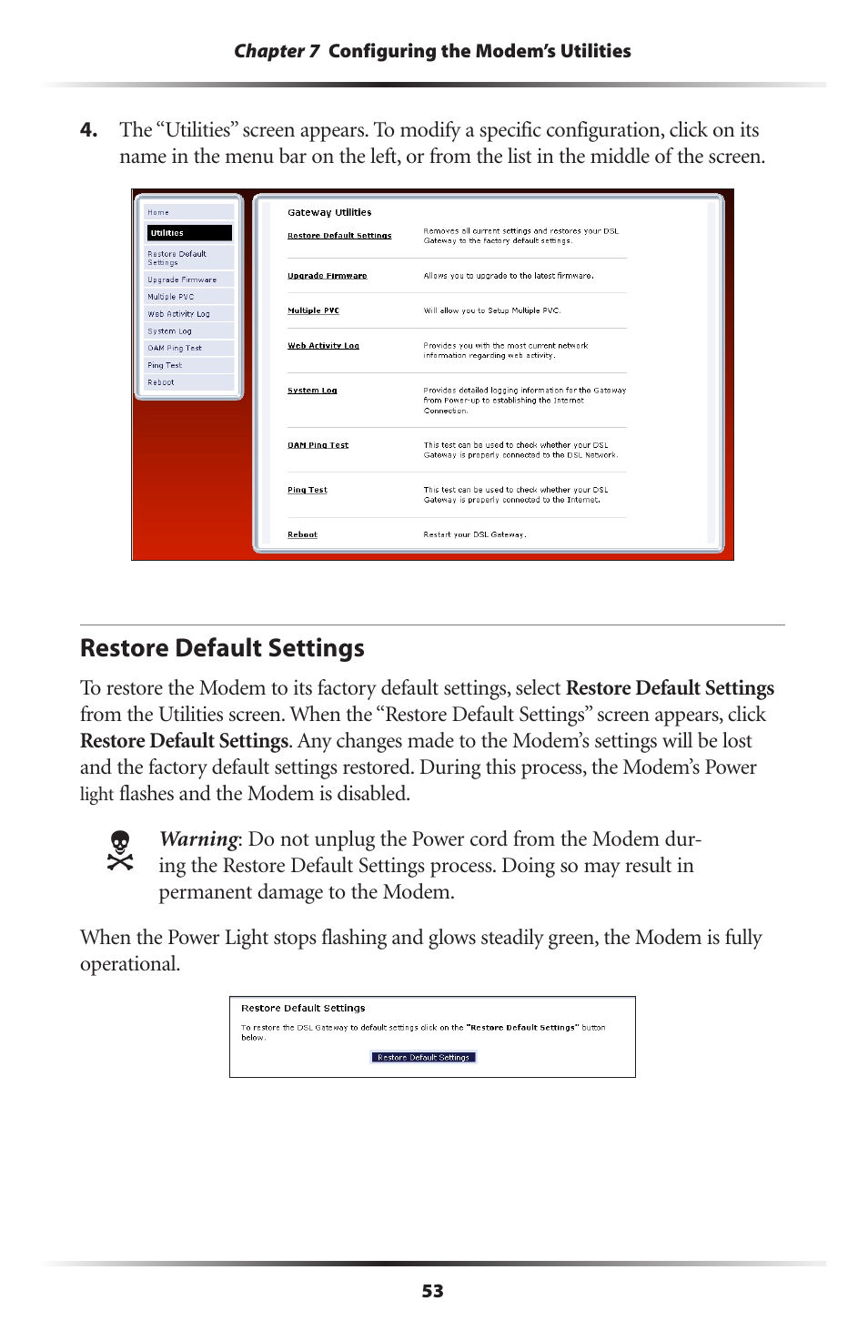 Restore default settings | Verizon GT701C User Manual | Page 56 / 101