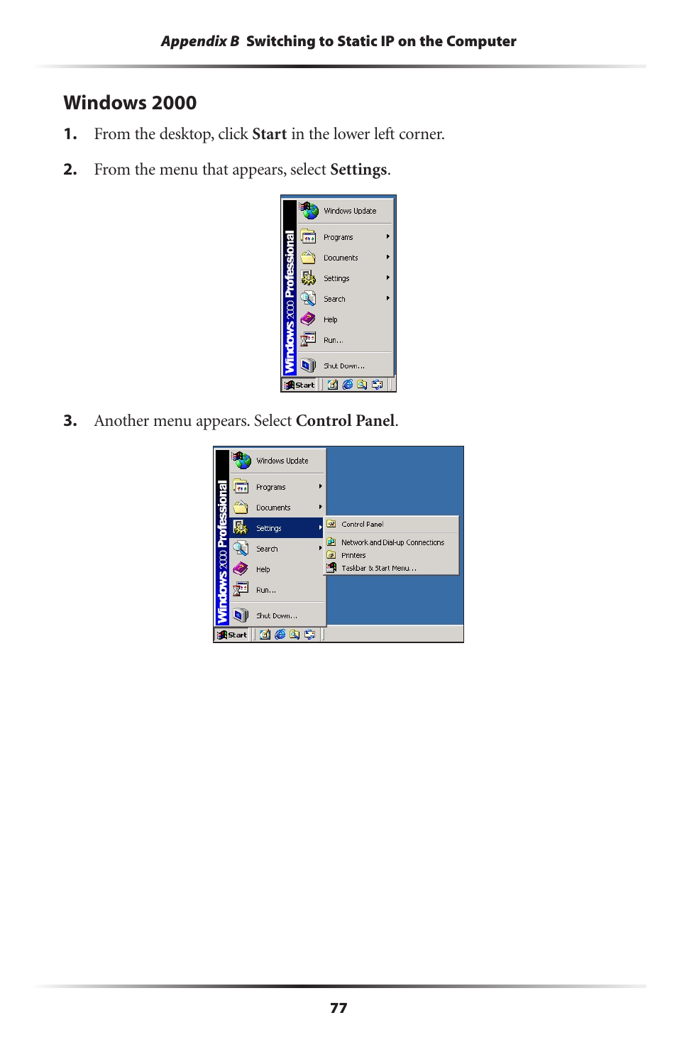 Windows 2000 | Verizon GT701C User Manual | Page 80 / 101