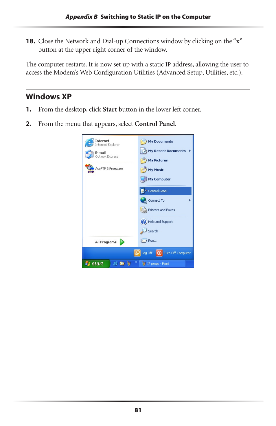 Windows xp | Verizon GT701C User Manual | Page 84 / 101