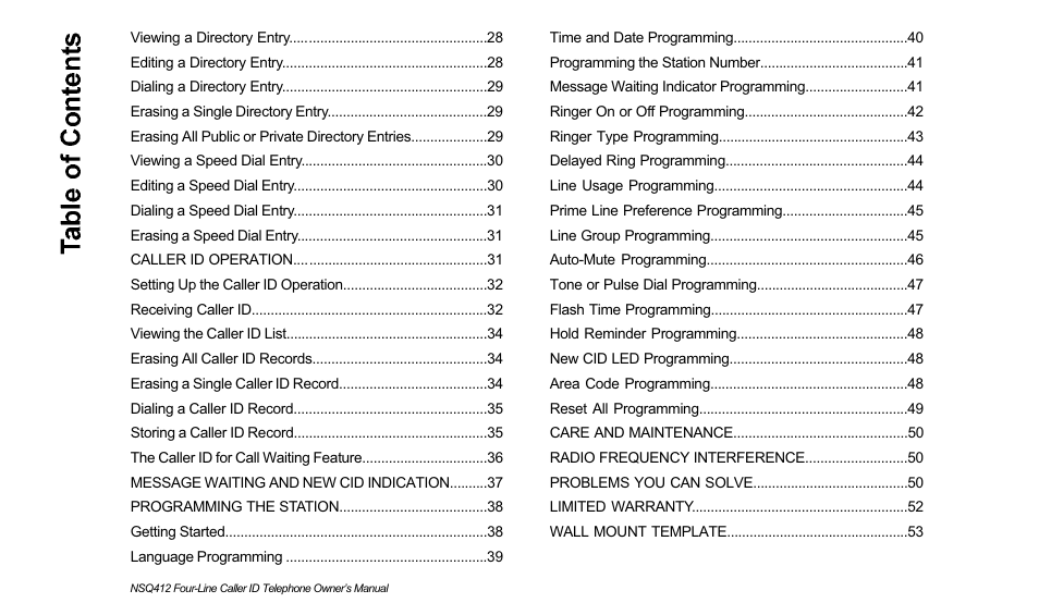 Verizon NSQ412 User Manual | Page 3 / 57