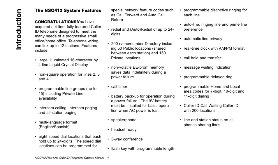 Introduction | Verizon NSQ412 User Manual | Page 7 / 57