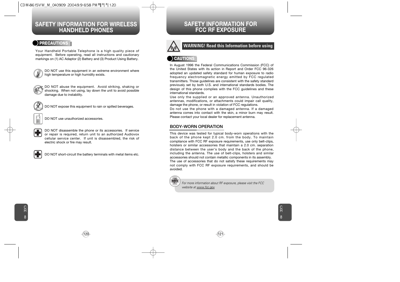 Verizon CDM8615 User Manual | Page 62 / 67