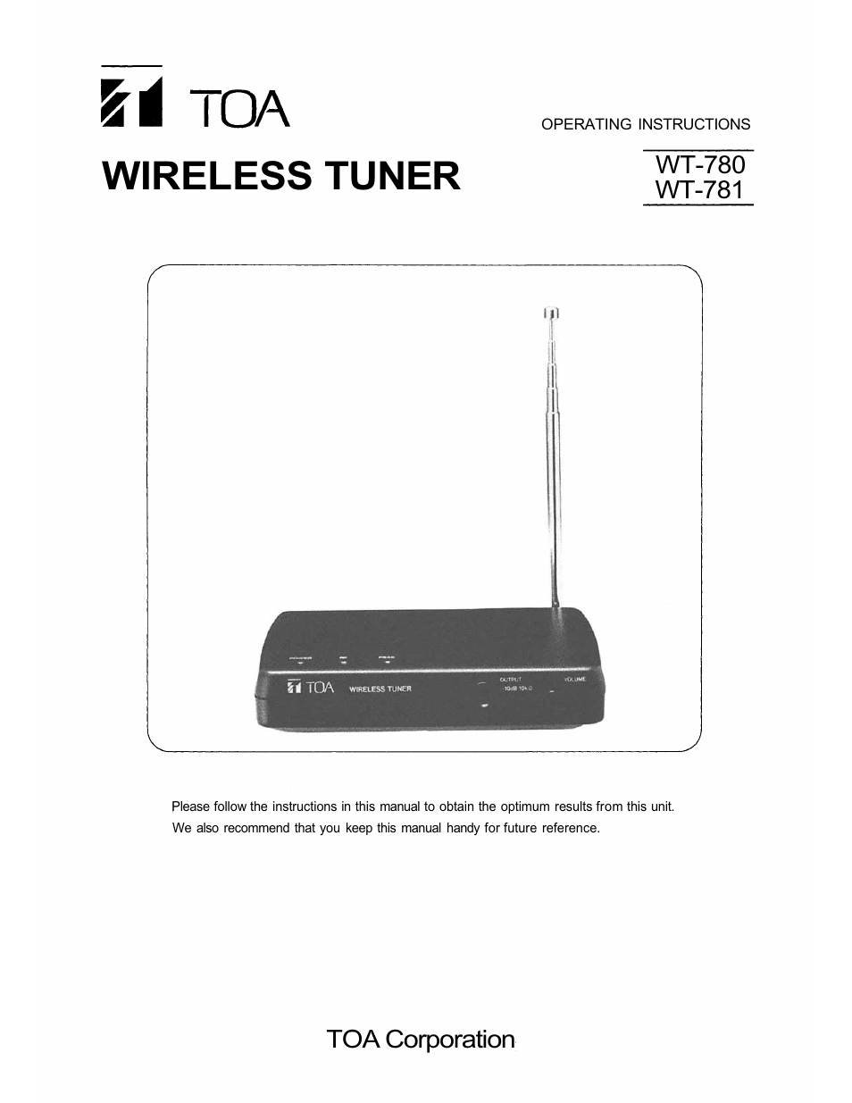 Verizon WT-781 User Manual | 6 pages