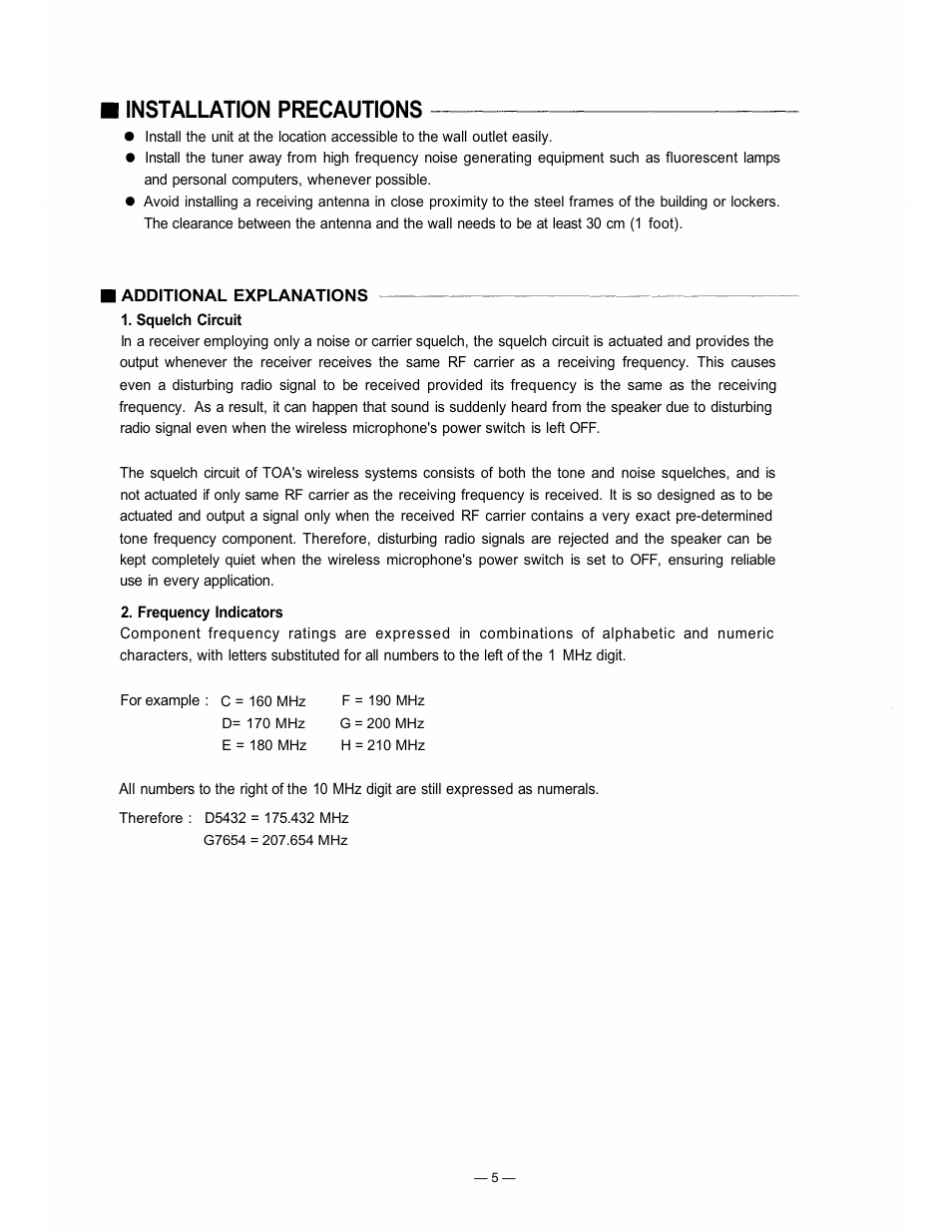 Installation precautions | Verizon WT-781 User Manual | Page 5 / 6