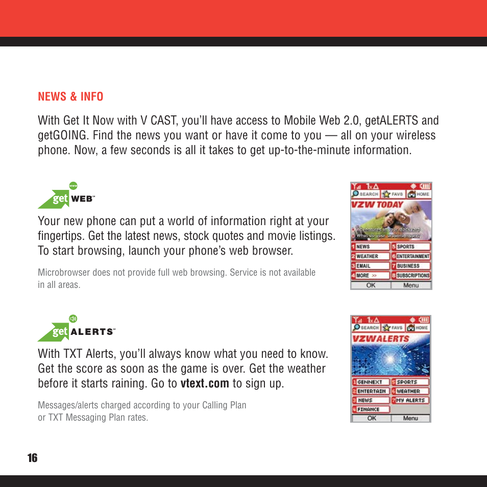 Verizon V CAST MUSIC VX8100 User Manual | Page 18 / 86