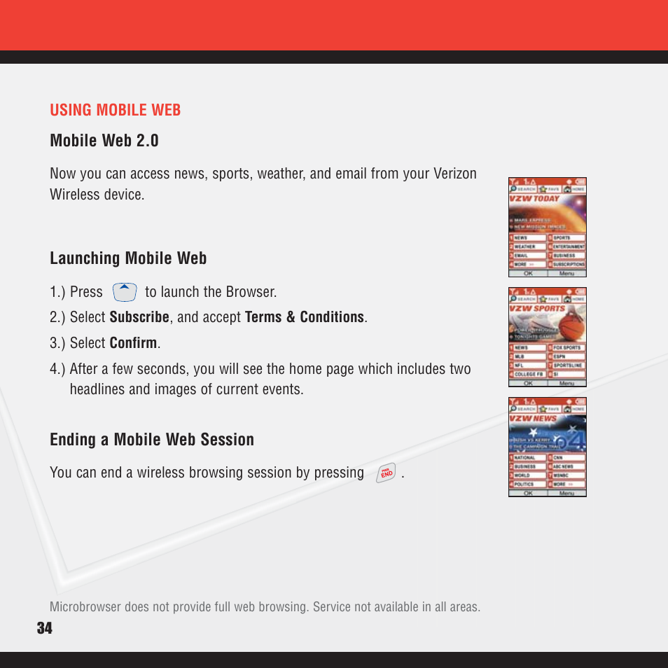Verizon V CAST MUSIC VX8100 User Manual | Page 36 / 86