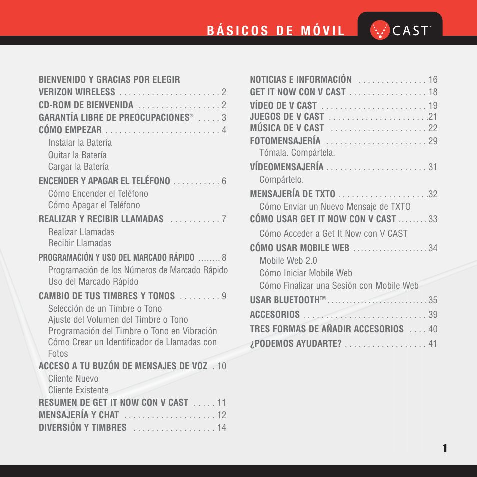 Verizon V CAST MUSIC VX8100 User Manual | Page 45 / 86