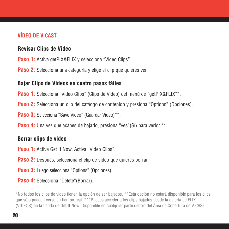 Verizon V CAST MUSIC VX8100 User Manual | Page 64 / 86