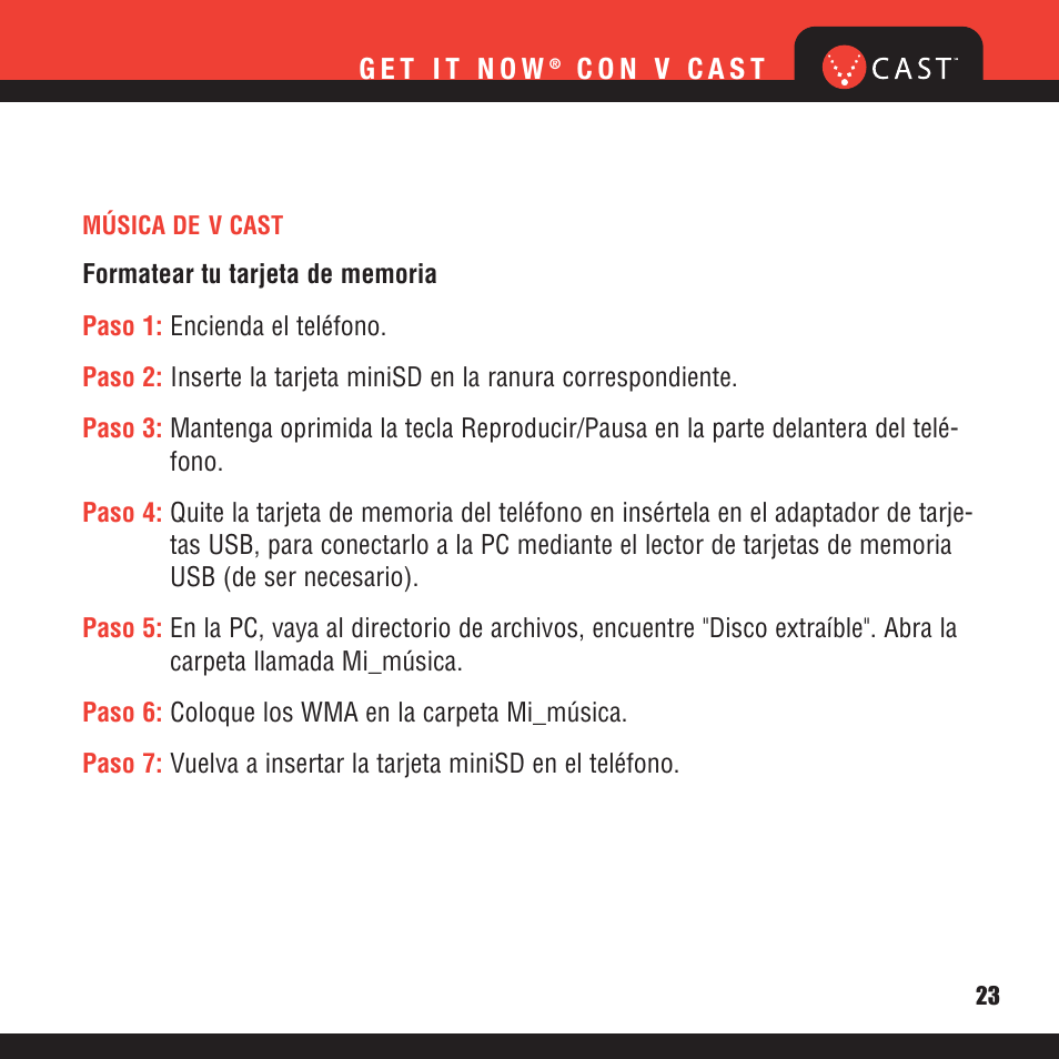 Verizon V CAST MUSIC VX8100 User Manual | Page 67 / 86