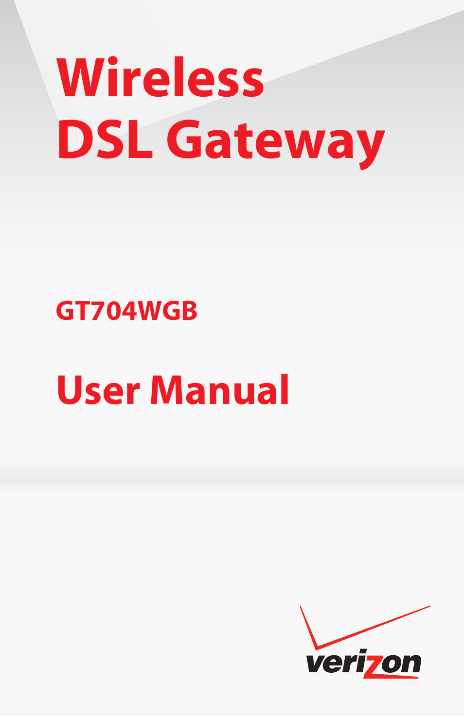 Verizon GT704WGB User Manual | 144 pages