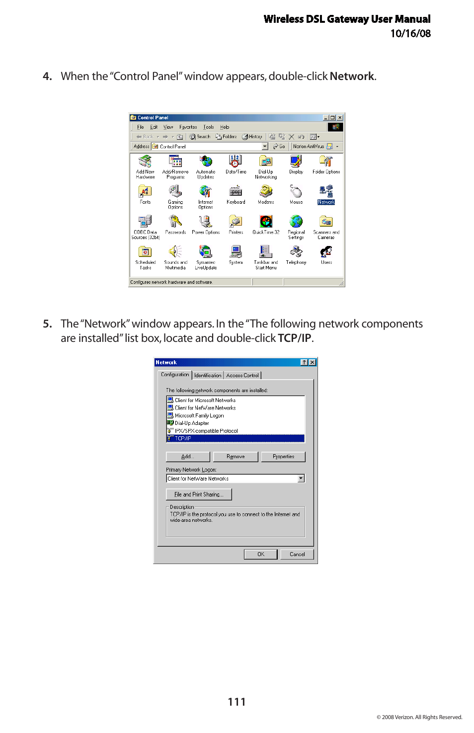 Verizon GT704WGB User Manual | Page 112 / 144