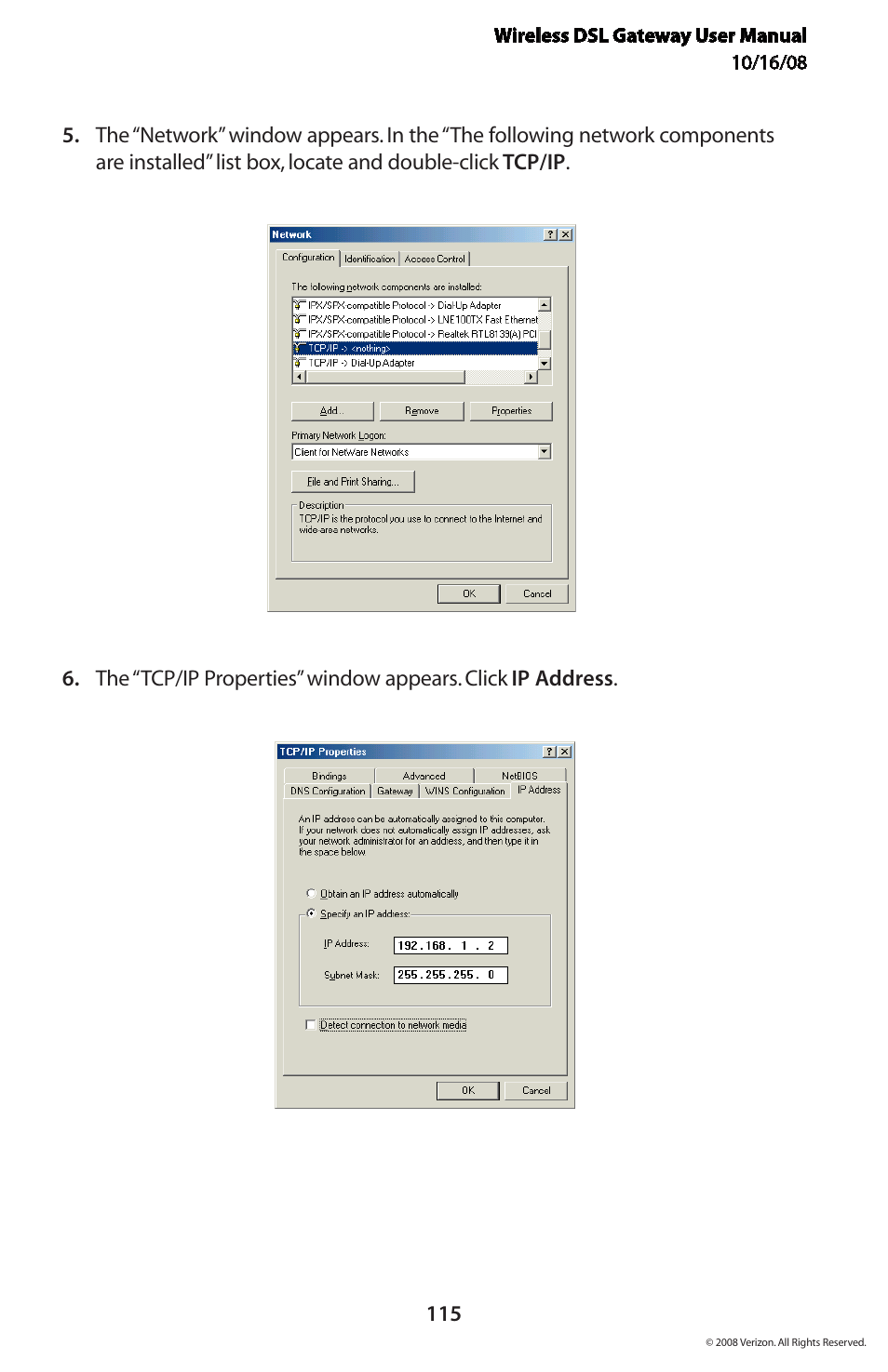 Verizon GT704WGB User Manual | Page 116 / 144