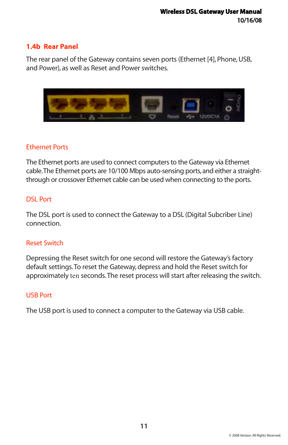 Verizon GT704WGB User Manual | Page 12 / 144