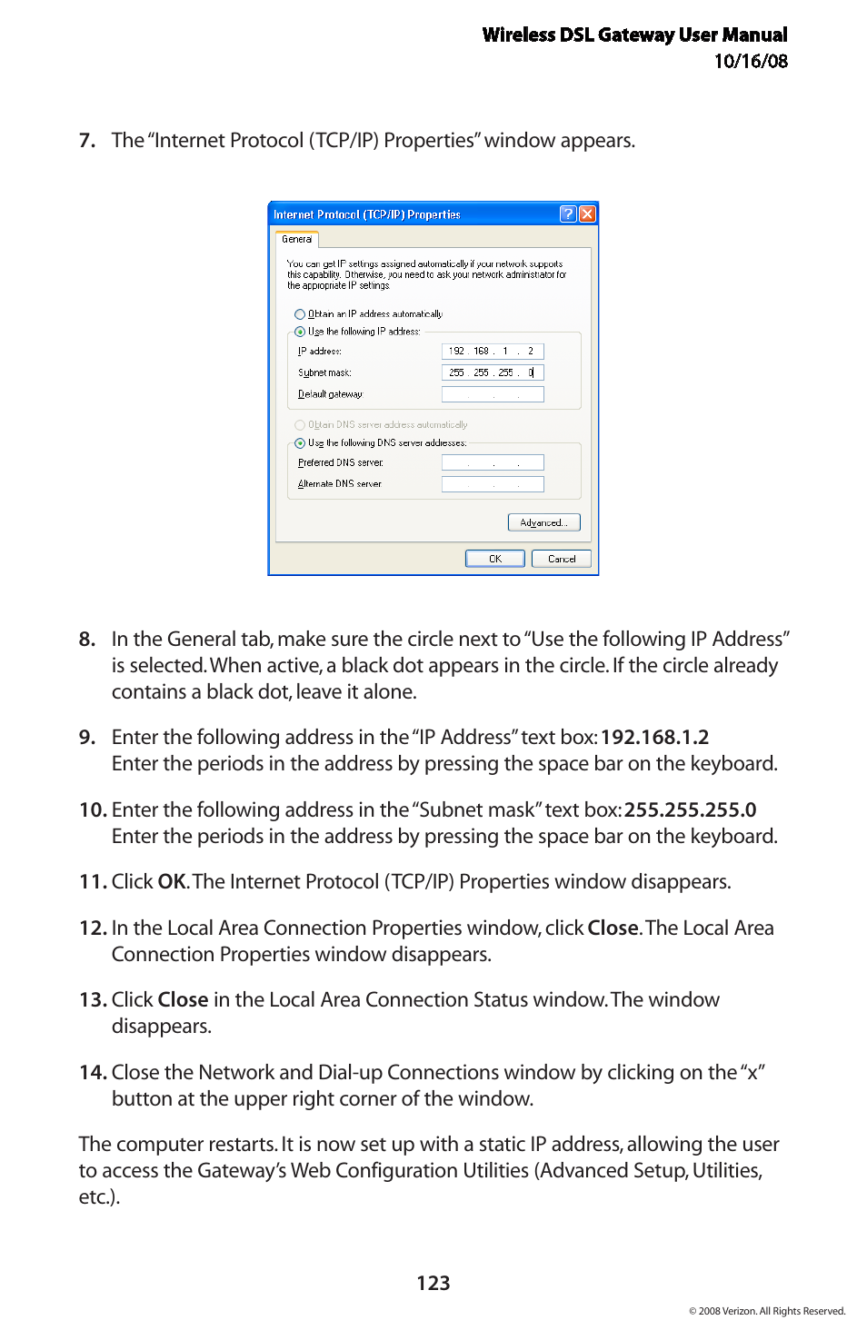 Verizon GT704WGB User Manual | Page 124 / 144