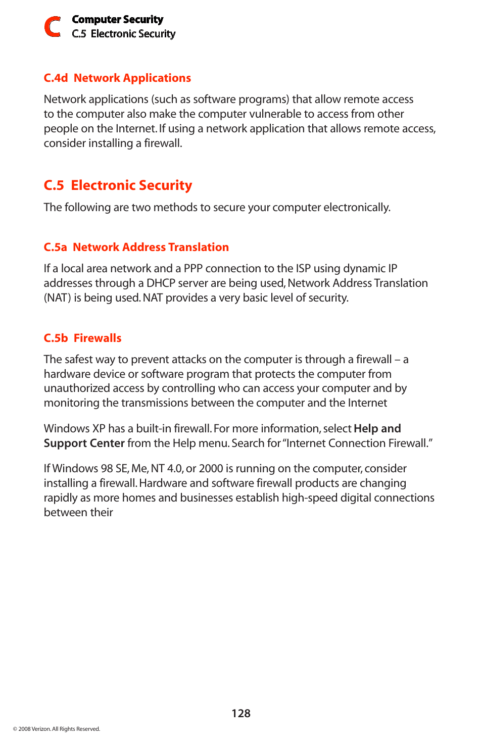 Verizon GT704WGB User Manual | Page 129 / 144